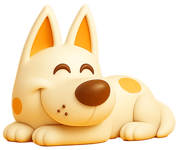 LOGO DOG DEITADO