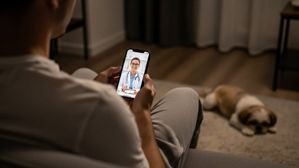 Imagem de como a telemedicina pode salvar a vida do seu pet